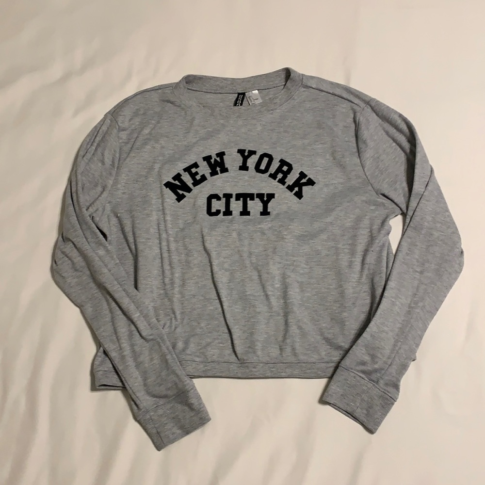 NYC Cropped Crewneck